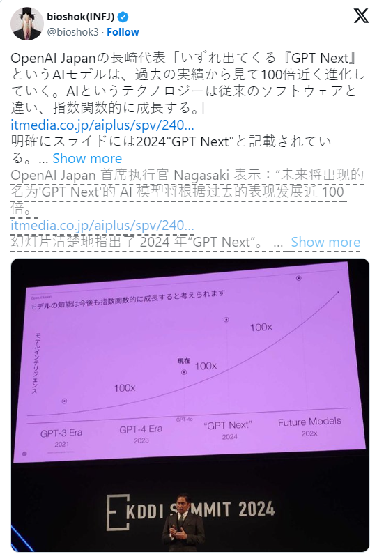 Kepala OpenAI Jepang mengisyaratkan akan meluncurkan model generasi berikutnya "GPT Next"? OpenAI menjelaskan: hanya sebuah metafora