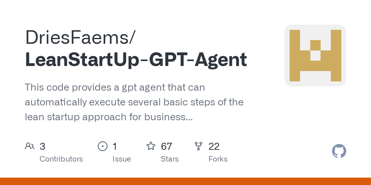 LeanStartUp GPT Agent