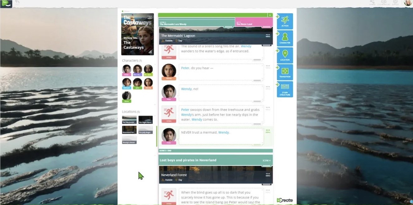 SoCreate: ซอฟต์แวร์เขียนบทที่ถูกโค่นล้มซึ่งใช้กราฟิก AI และเครื่องมือด้านภาพ