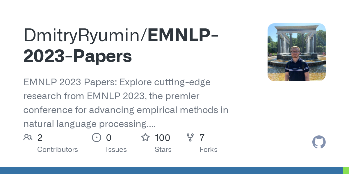 EMNLP 2023 Papers