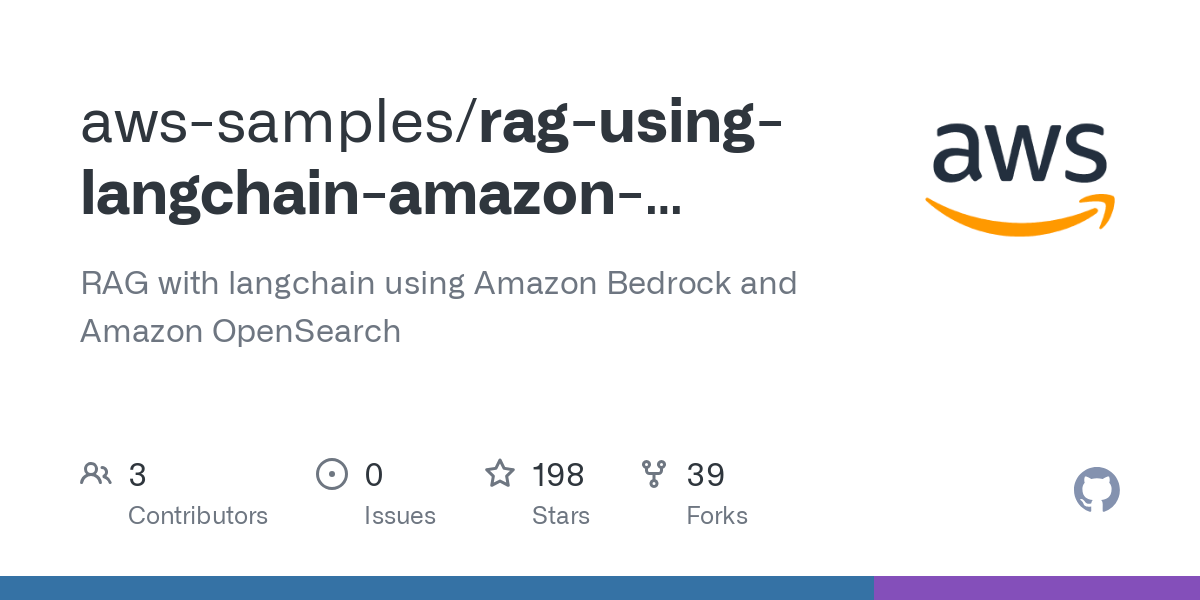 rag using langchain amazon bedrock and opensearch