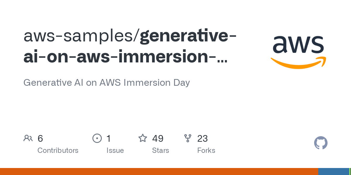 IA générative lors de la journée d'immersion AWS