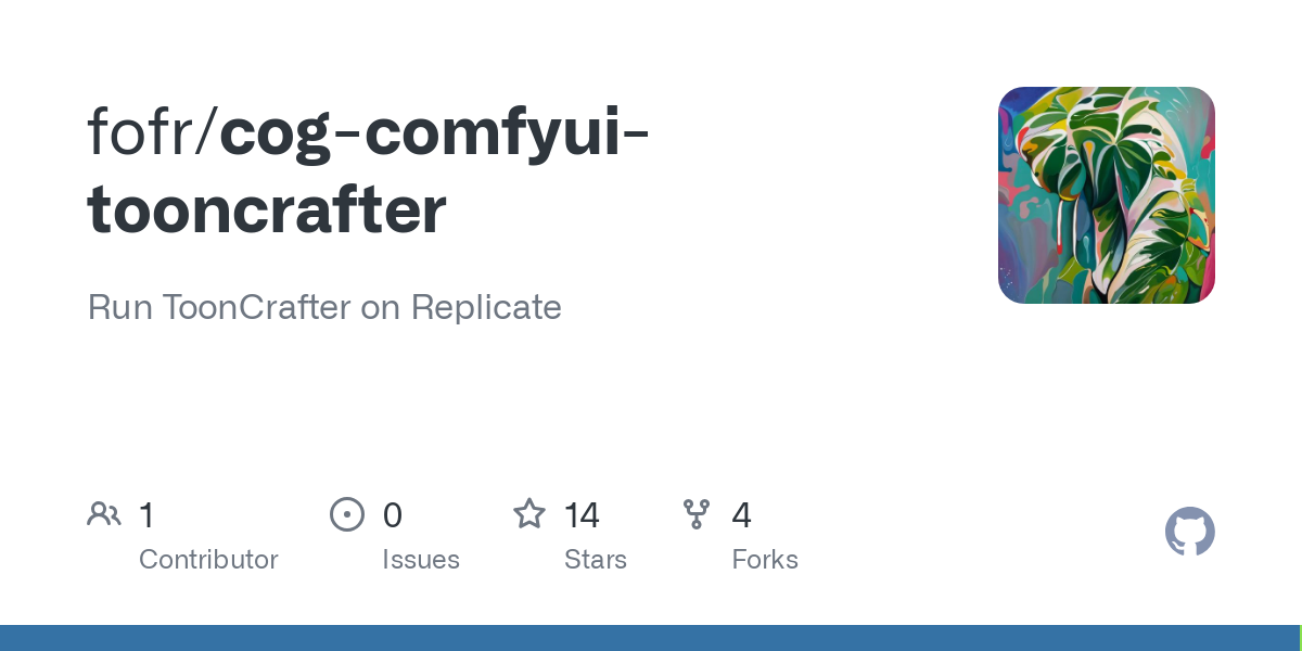 cog comfyui 卡通工匠