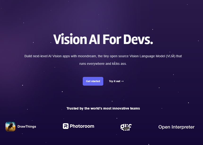 Moondream mengumpulkan US$4,5 juta untuk meluncurkan model AI yang efisien dengan hanya 1,6 miliar parameter dan 5 ribu bintang GitHub