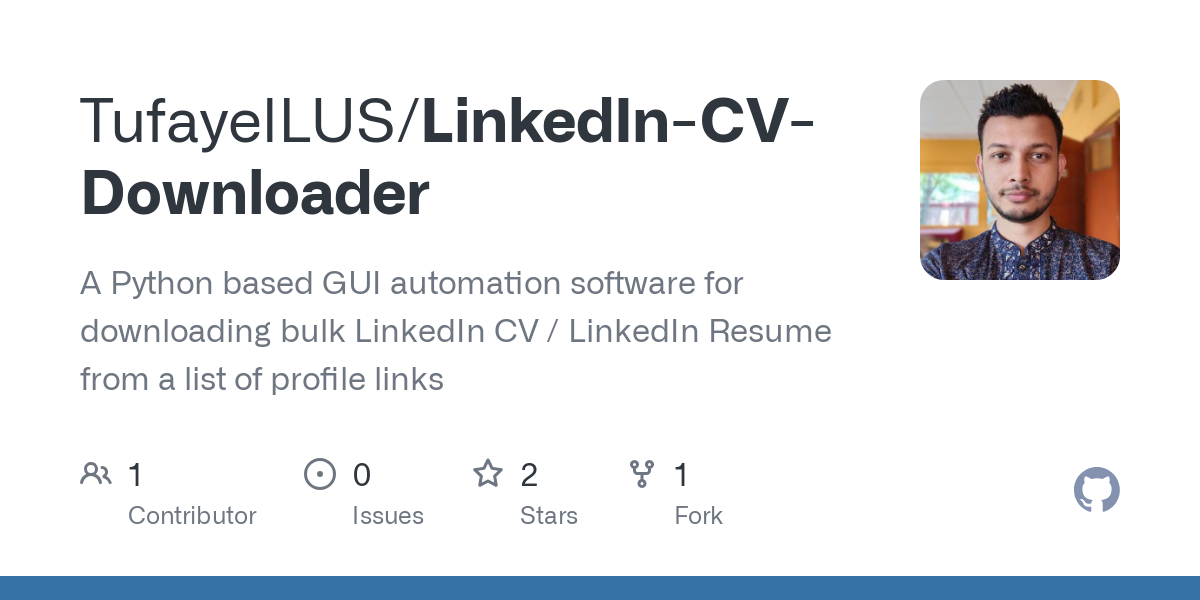 LinkedIn CV Downloader