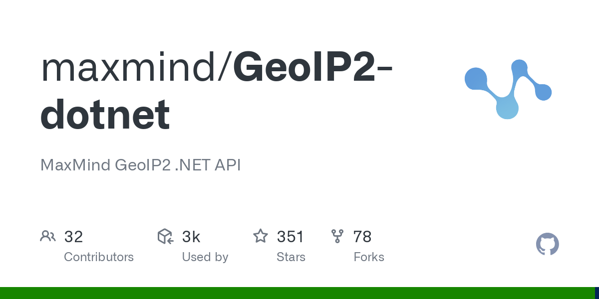 GeoIP2 dotnet