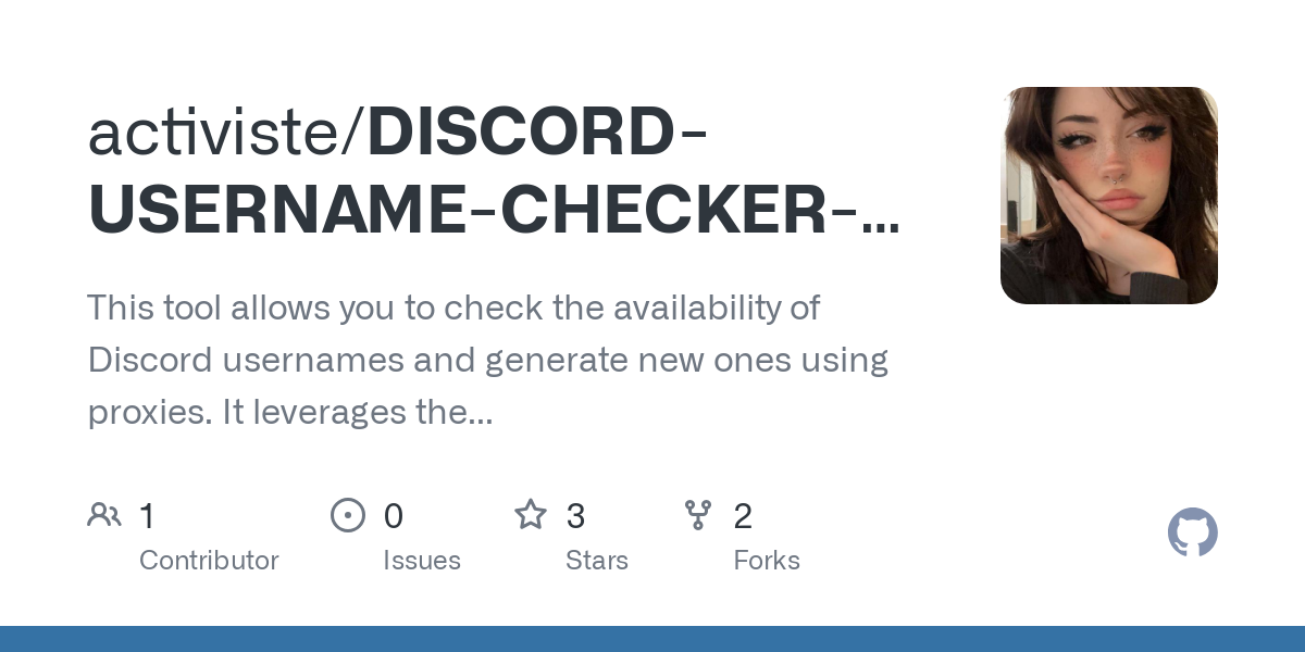 DISCORD USERNAME CHECKER AND GENERATOR