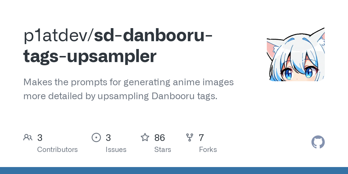 sd danbooru tags upsampler