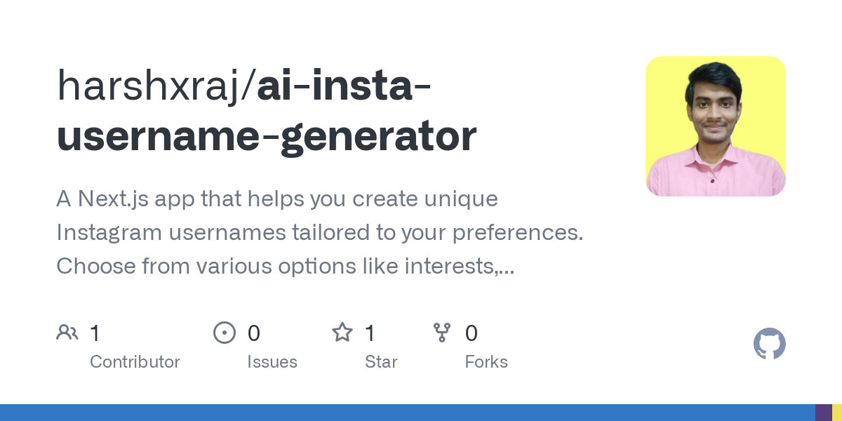 ai insta username generator