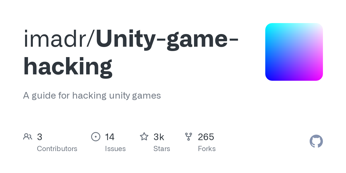 Unity game hacking