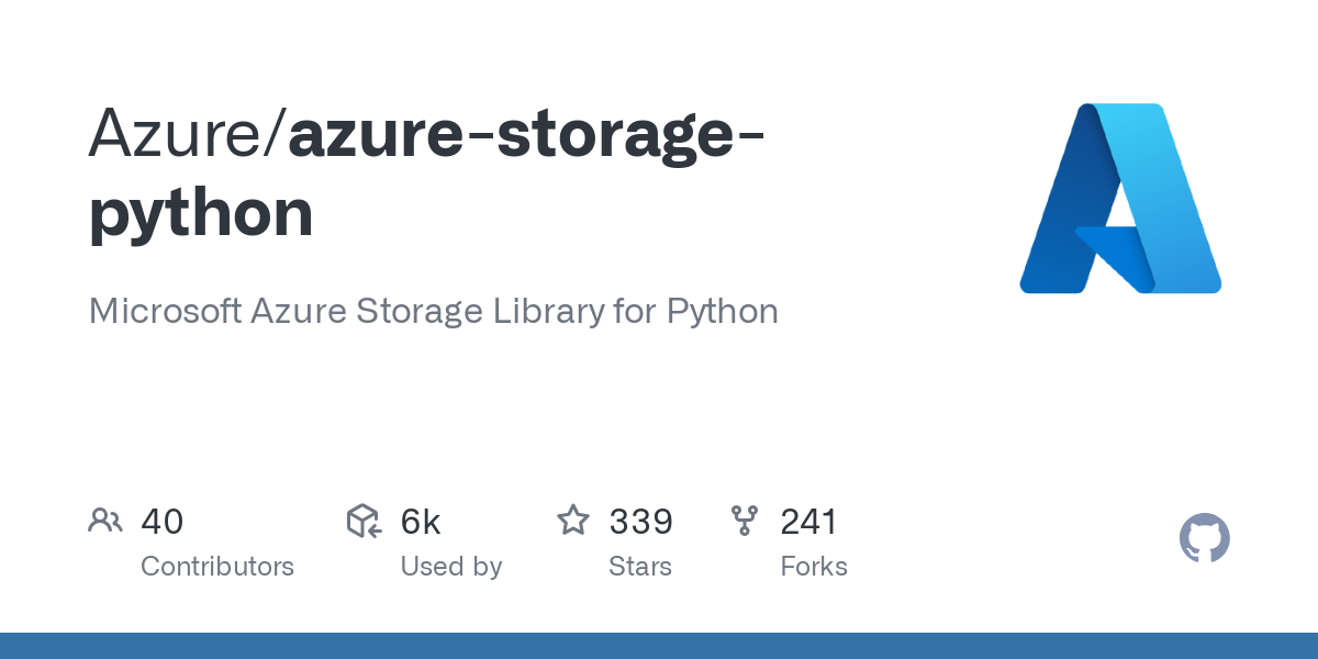 azure storage python