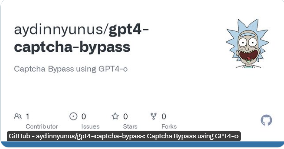 Lancement du nouvel outil de piratage du code de vérification, GPT4o Captcha Bypass