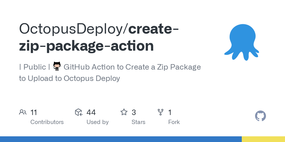 create zip package action