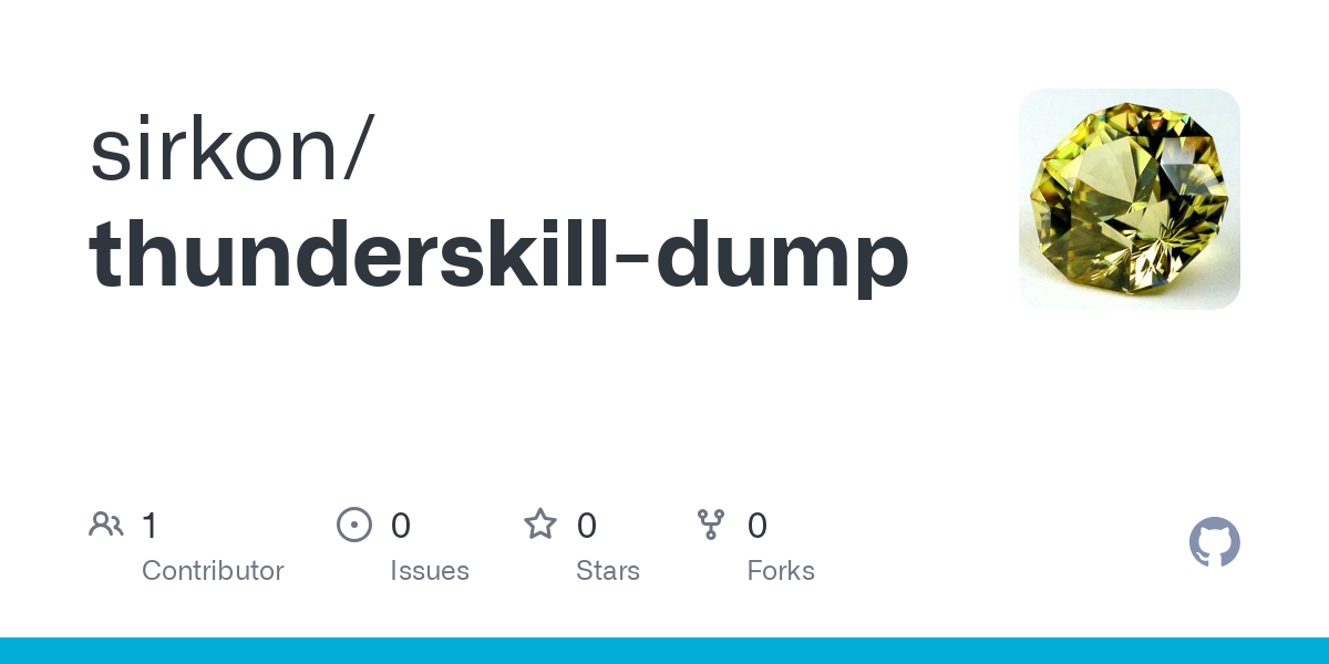 thunderskill dump