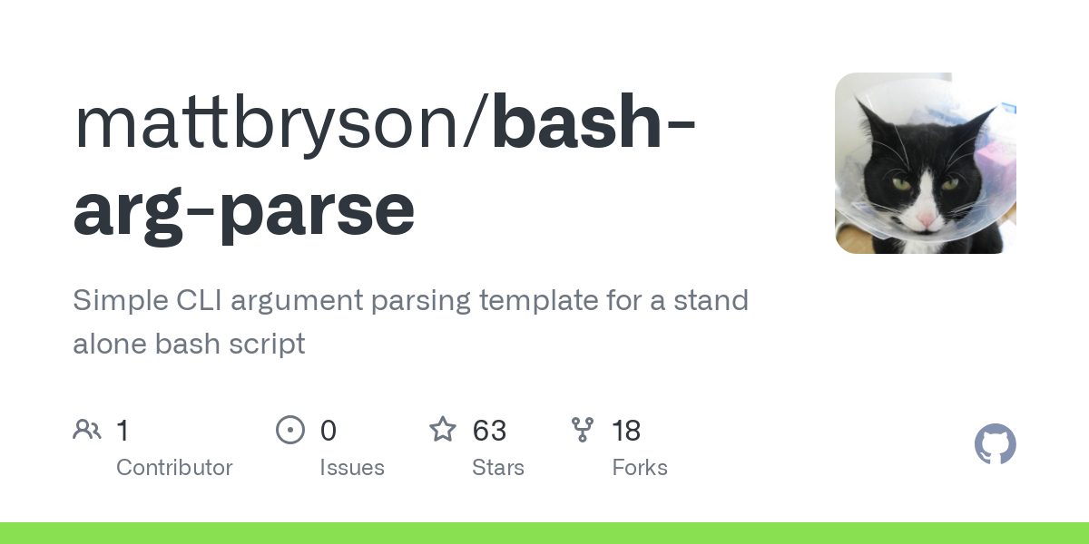 bash arg parse