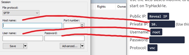 Masuk WinSCP