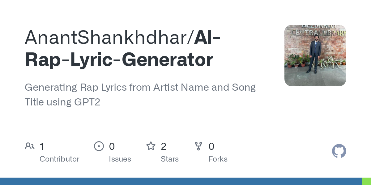 AI Rap Lyric Generator