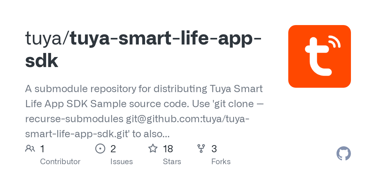 tuya smart life app sdk