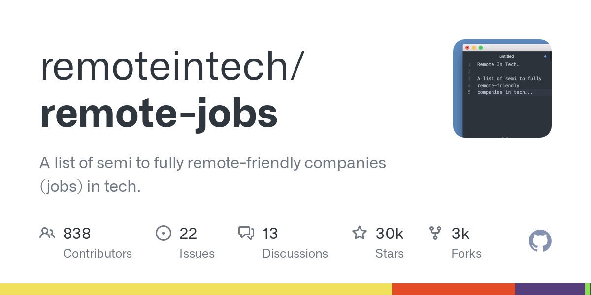 remote jobs