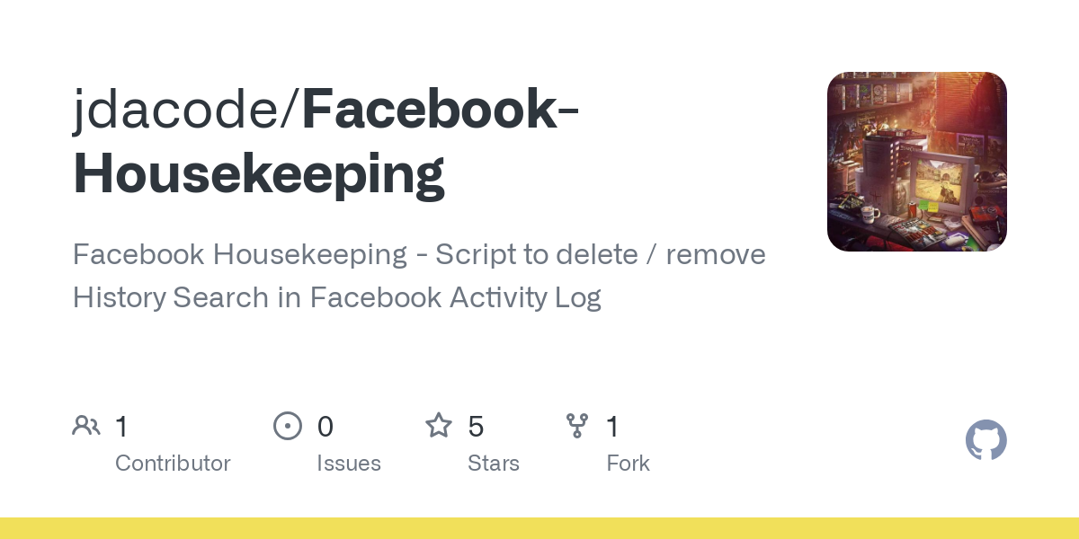 Facebook Housekeeping