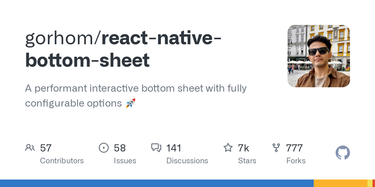 react native bottom sheet