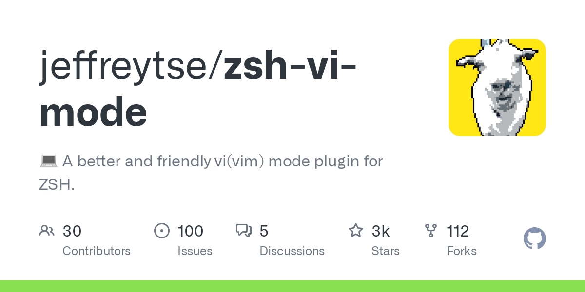 zsh vi mode