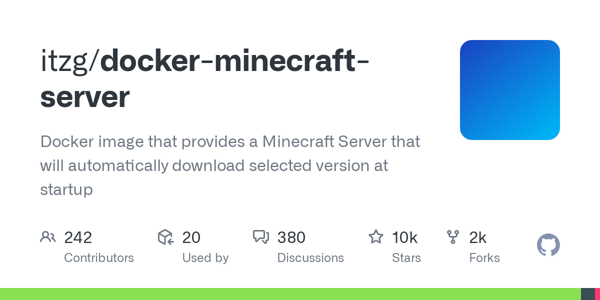 docker minecraft server