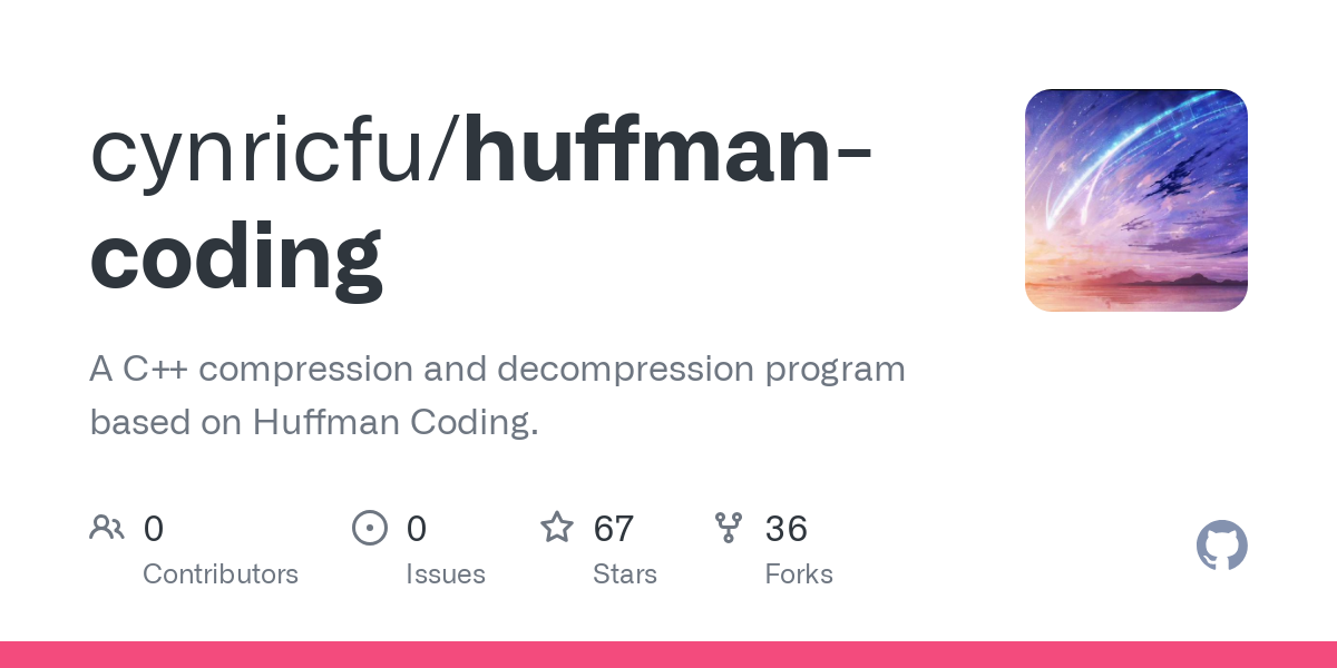 huffman coding