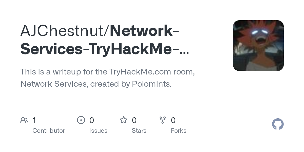 Network Services TryHackMe Writeup