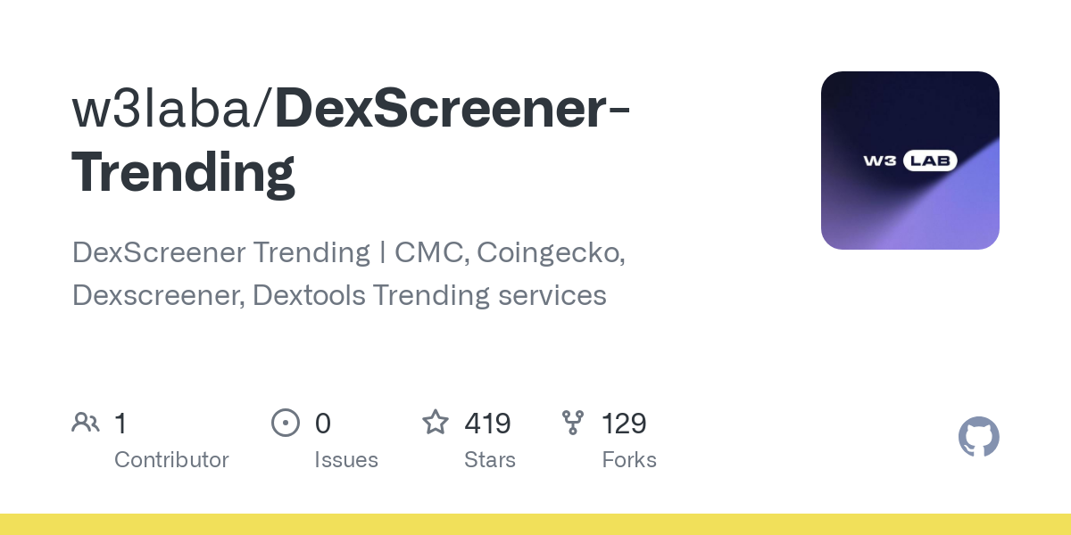 DexScreener Trending