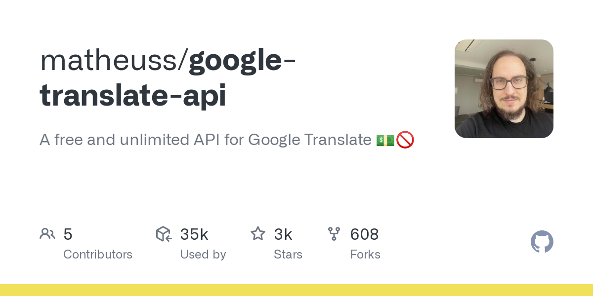 google translate api