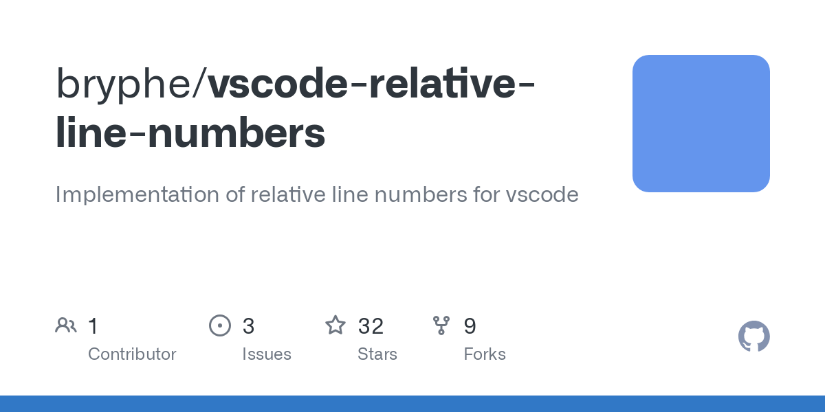 vscode relative line numbers