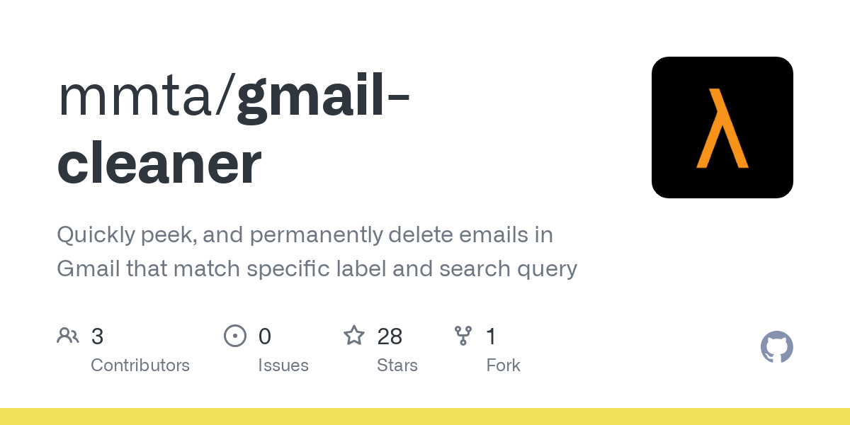 gmail cleaner