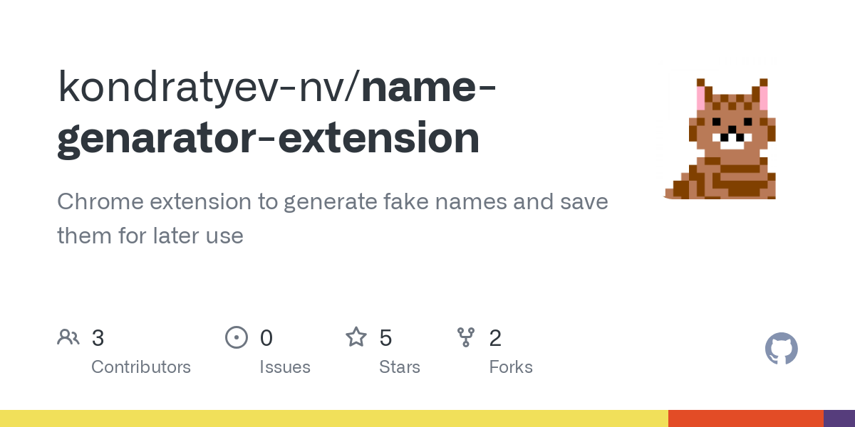 name genarator extension