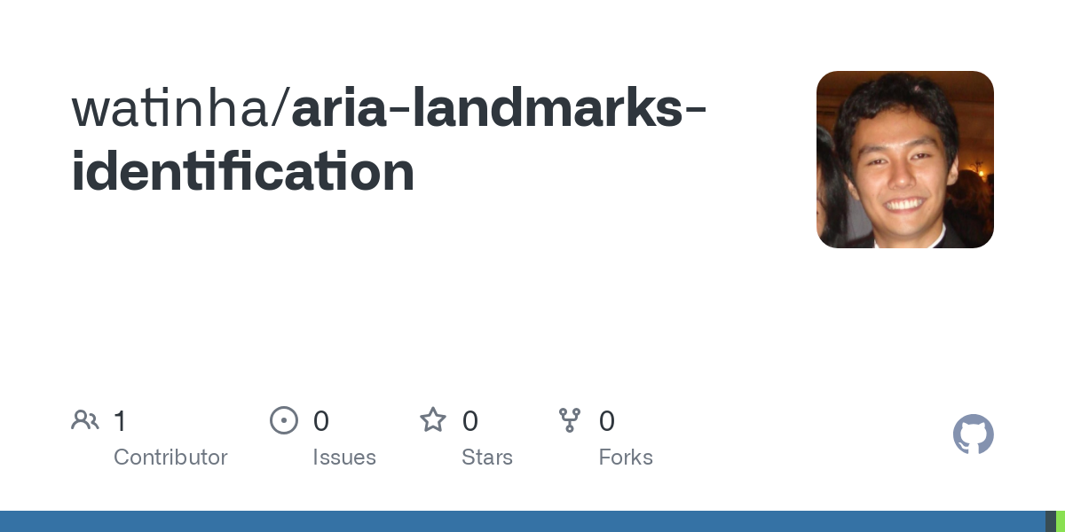 aria landmarks identification