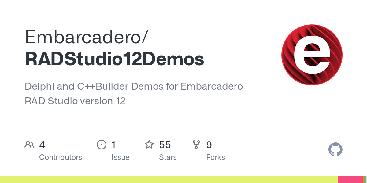 RADStudio12Demos