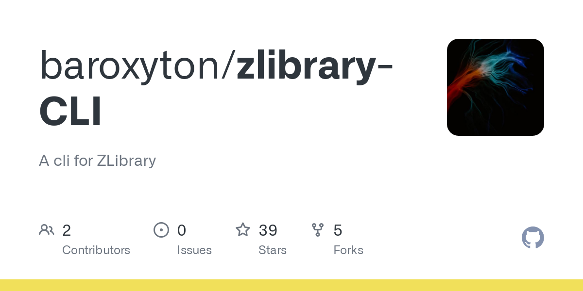 zlibrary CLI