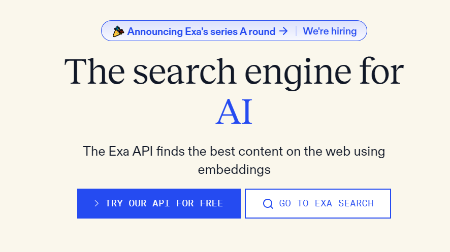 Exa AI: Google di bidang AI, mesin pencari AI sebenarnya ada di sini!