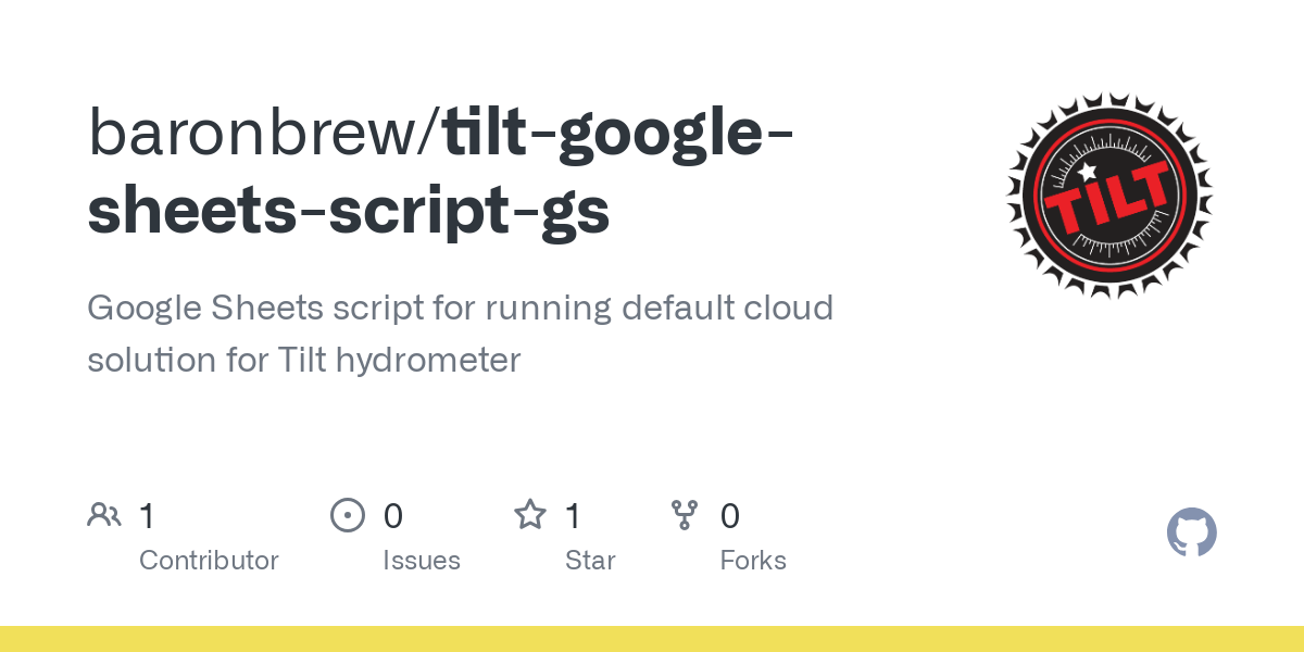 tilt google sheets script gs