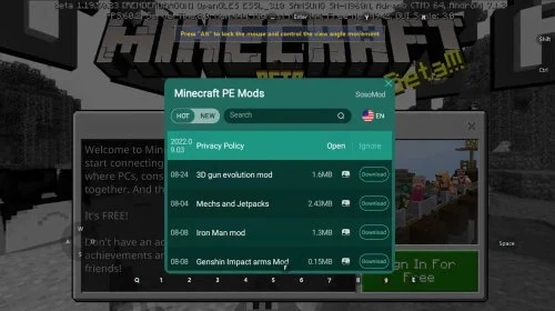 Minecraft международное издание 1.19.60.22v1.19.60.22