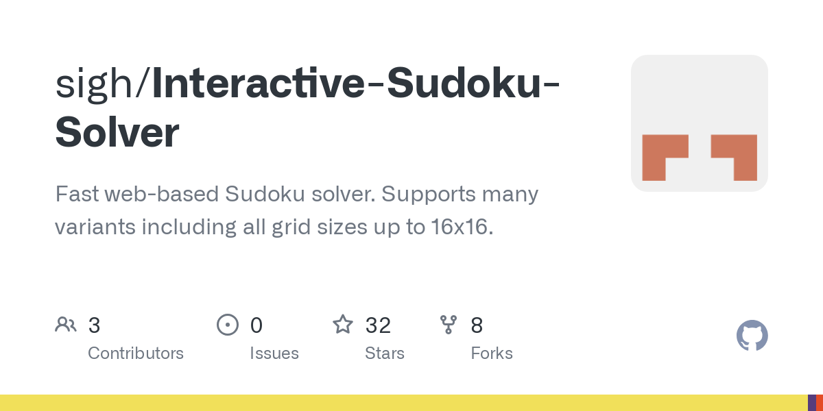 Interactive Sudoku Solver