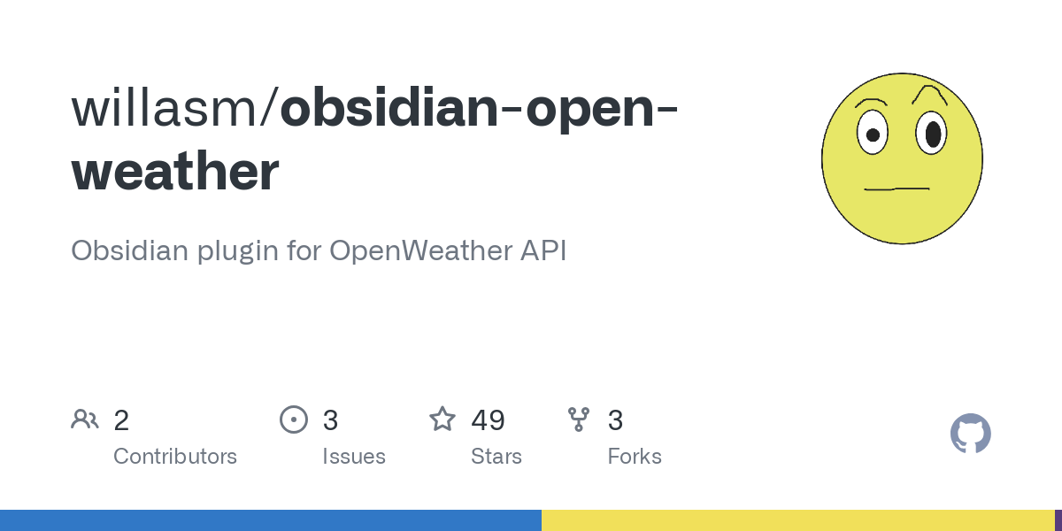 obsidian open weather