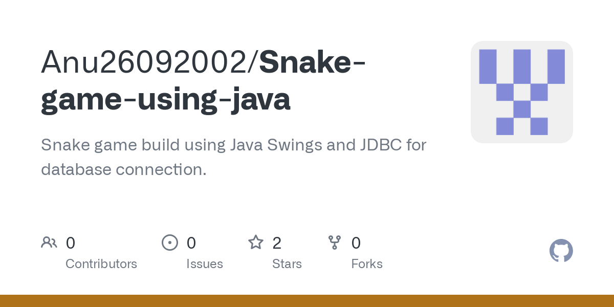 Snake game using java