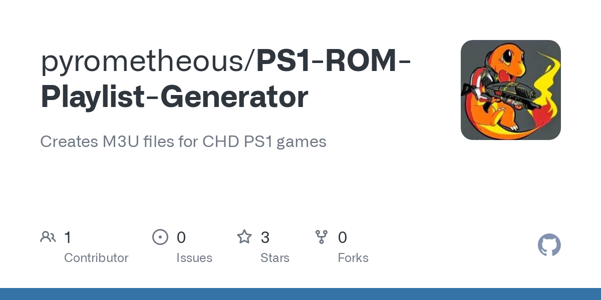 PS1 ROM Playlist Generator