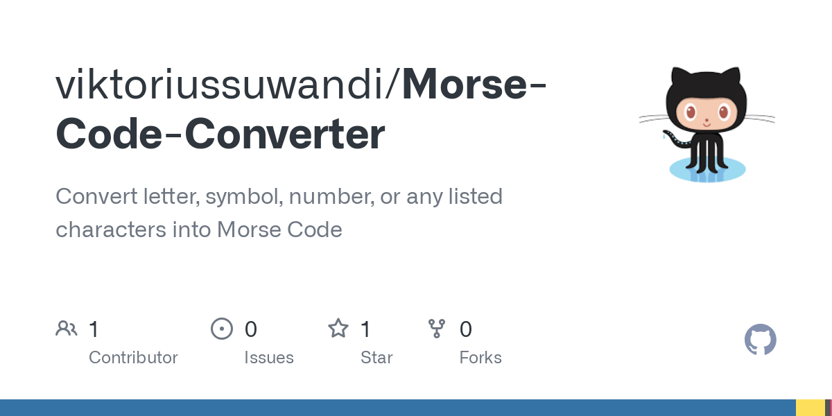 Morse Code Converter