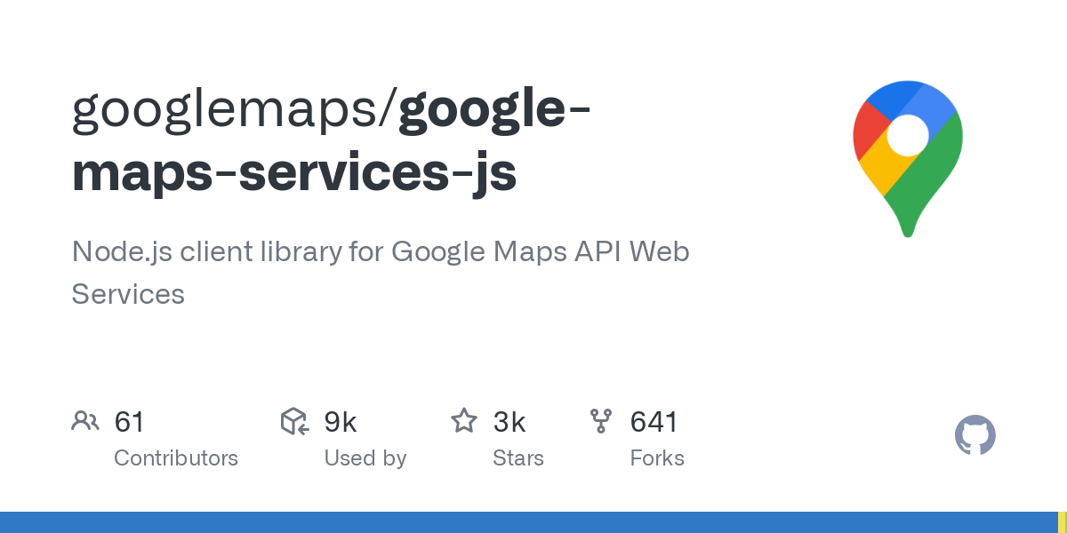 google maps services js