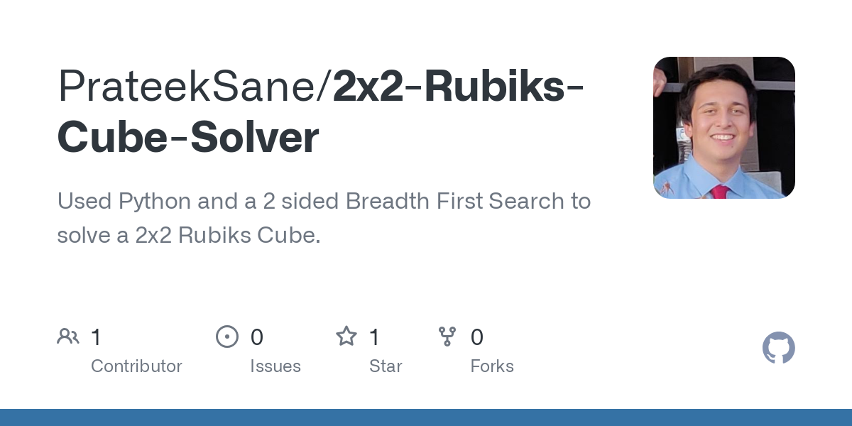 2x2 Rubiks Cube Solver