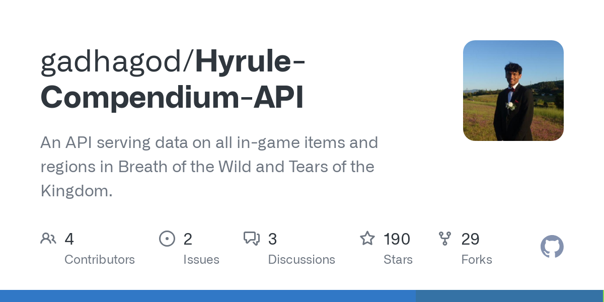 Hyrule Compendium API