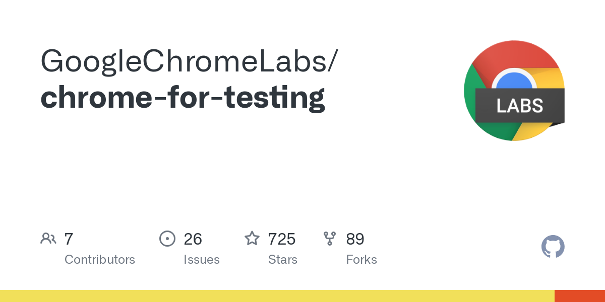 chrome for testing