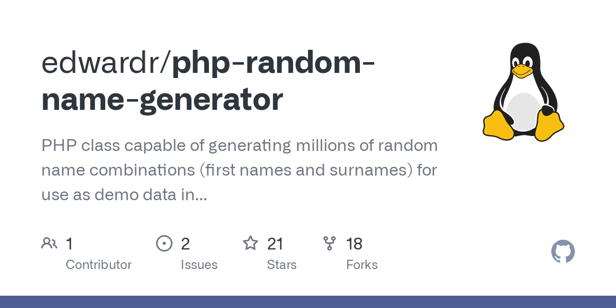 php random name generator